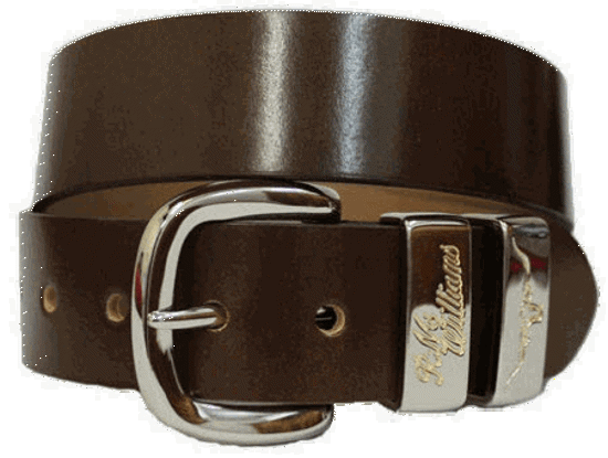Picture of 1.5″ Solid Hide Belt with Stitched Edge and Classic Buckle (ST009)