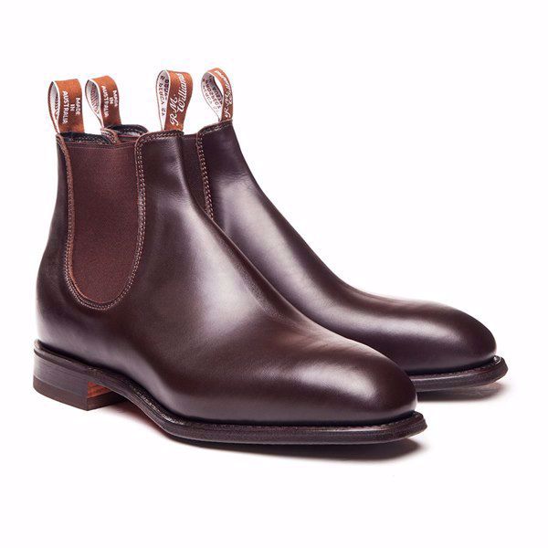 R.M. Williams Boots in Chestnut (Size:7.5, Width:Narrow)