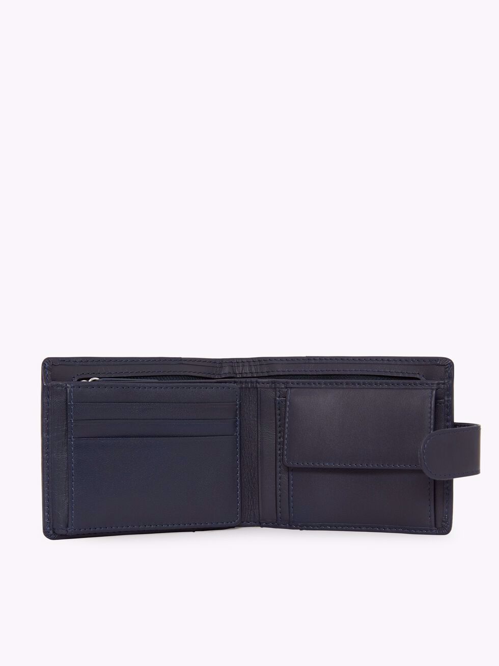 mens wallet with zip coin compartment